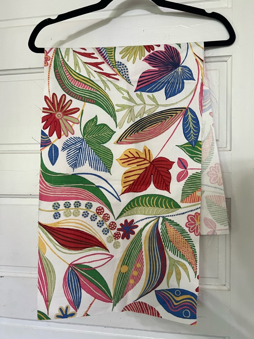 Brunschwig & Fils Carlsten Print Spring Fabric Designer Fabric Remnant